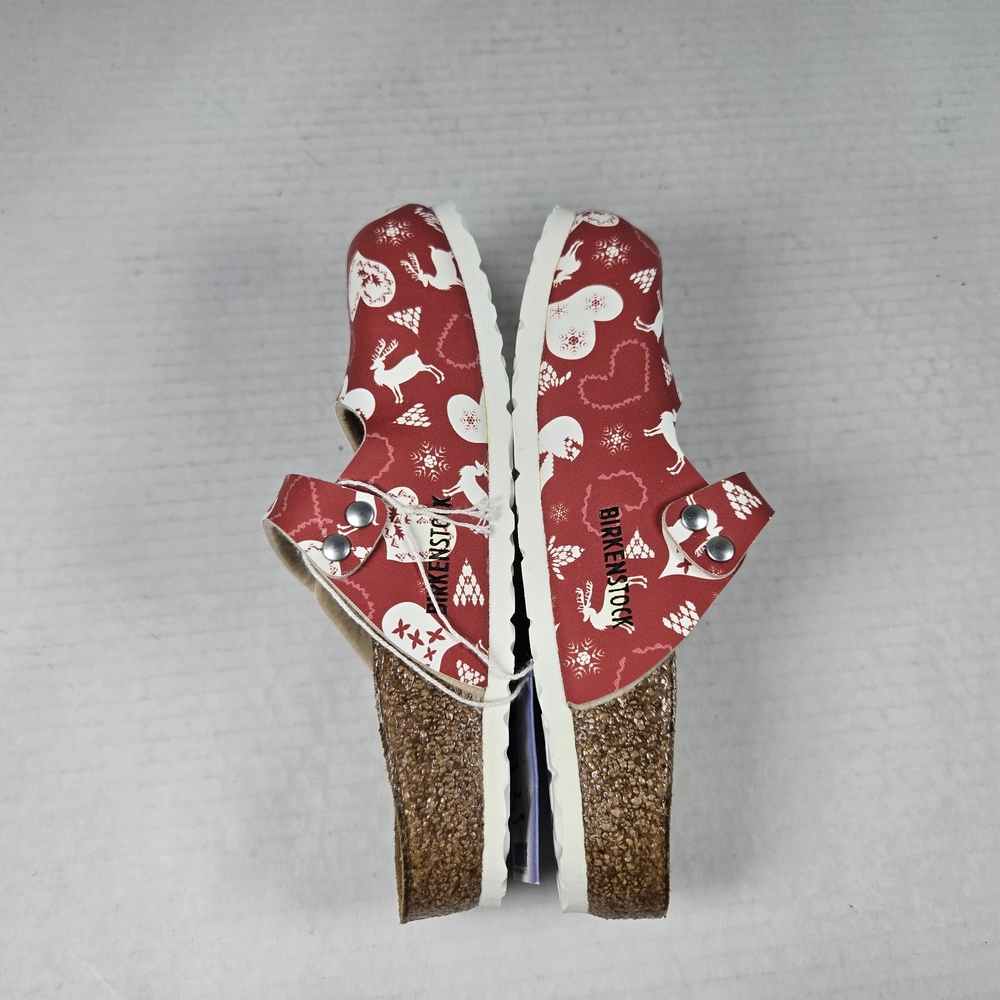 Birkenstock Maria Kids Kinder Reindeer Heart Red Clog Mules EU 29 US C11 toddler - Picture 7 of 10